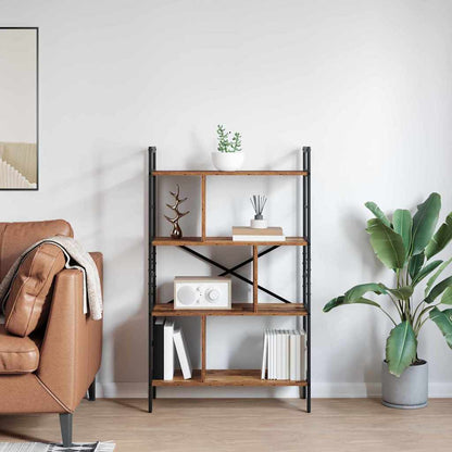 vidaXL Bücherregal Altholz 75 x 30 x 123,5 cm Holzwerkstoff