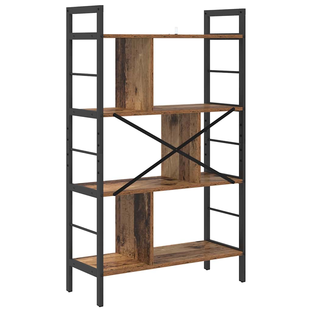 vidaXL Bücherregal Altholz 75 x 30 x 123,5 cm Holzwerkstoff