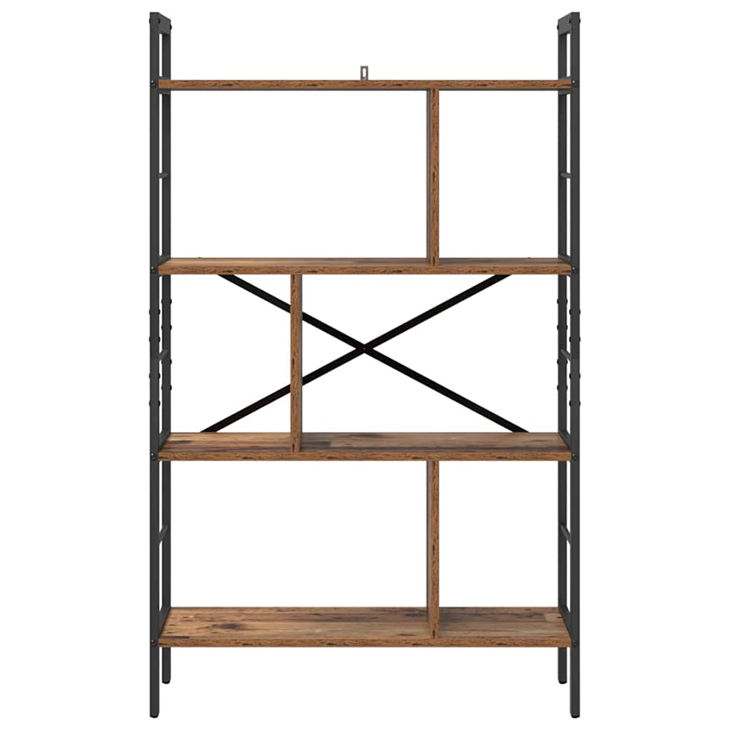 vidaXL Bücherregal Altholz 75 x 30 x 123,5 cm Holzwerkstoff