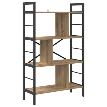 vidaXL Bücherregal Artisan-Eiche 75 x 30 x 123,5 cm Holzwerkstoff