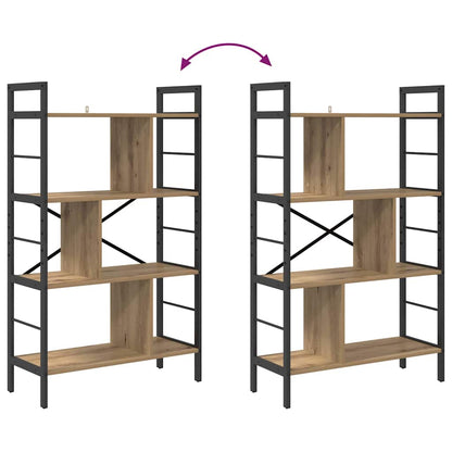 Bücherregal Artisan-Eiche 75 x 30 x 123,5 cm Holzwerkstoff