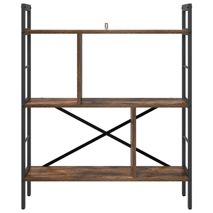 vidaXL Bücherregal Geräucherte Eiche 75 x 30 x 91 cm Holzwerkstoff