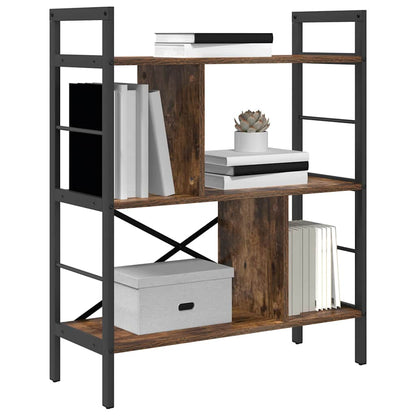 vidaXL Bücherregal Geräucherte Eiche 75 x 30 x 91 cm Holzwerkstoff