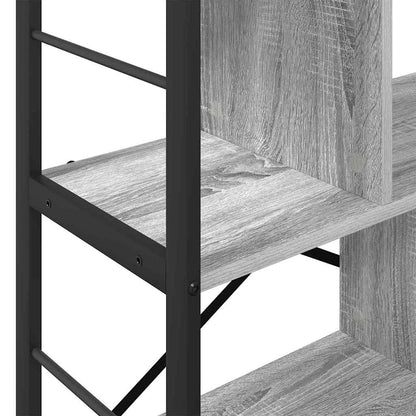 vidaXL Bücherregal Graues Sonoma 75 x 30 x 91 cm Holzwerkstoff