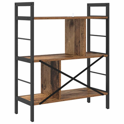 vidaXL Bücherregal Altholz 75 x 30 x 91 cm Holzwerkstoff