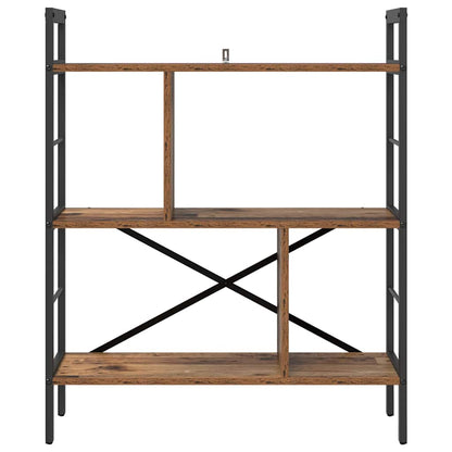 vidaXL Bücherregal Altholz 75 x 30 x 91 cm Holzwerkstoff