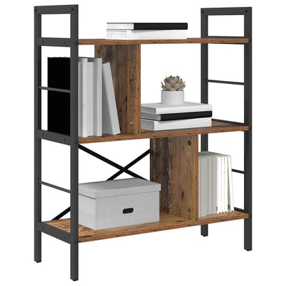 vidaXL Bücherregal Altholz 75 x 30 x 91 cm Holzwerkstoff
