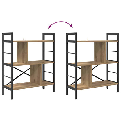 Bücherregal Artisan-Eiche 75 x 30 x 91 cm Holzwerkstoff