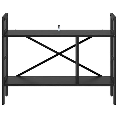 vidaXL Bücherregal Schwarz Eichen-Optik 75 x 30 x 58,5 cm