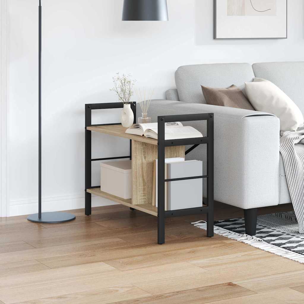 Bücherregal Sonoma-Eiche 75 x 30 x 58,5 cm Holzwerkstoff