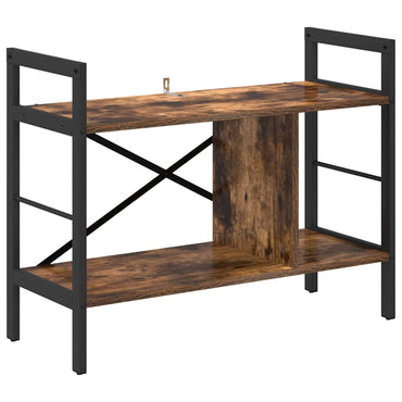 vidaXL Bücherregal Geräucherte Eiche 75 x 30 x 58,5 cm Holzwerkstoff