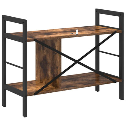 vidaXL Bücherregal Geräucherte Eiche 75 x 30 x 58,5 cm Holzwerkstoff
