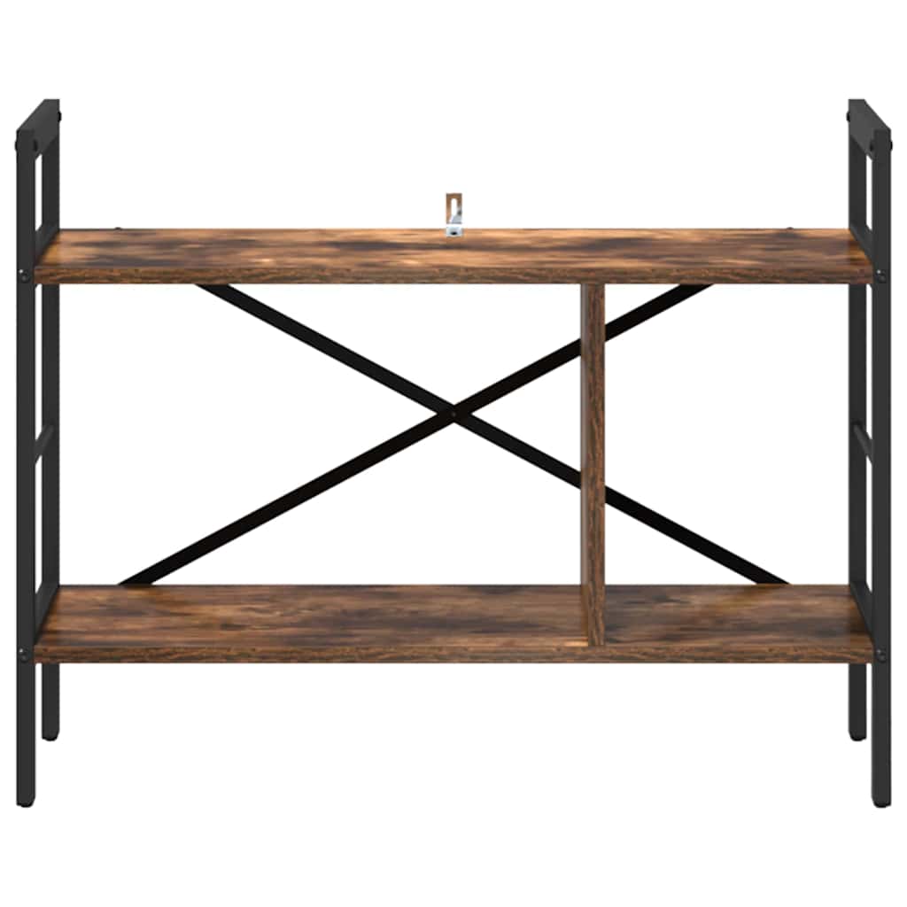 vidaXL Bücherregal Geräucherte Eiche 75 x 30 x 58,5 cm Holzwerkstoff