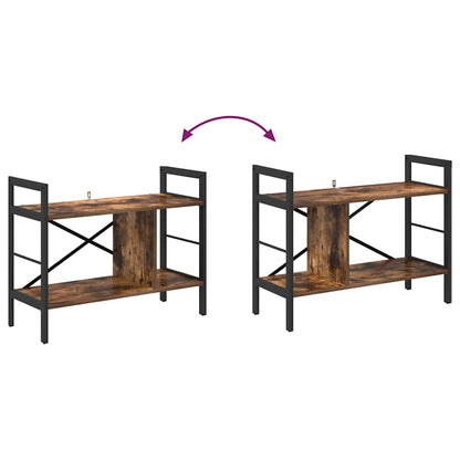 vidaXL Bücherregal Geräucherte Eiche 75 x 30 x 58,5 cm Holzwerkstoff