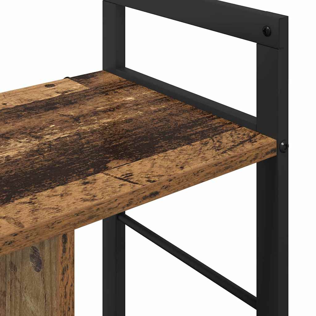 vidaXL Bücherregal Altholz 75 x 30 x 58,5 cm Holzwerkstoff