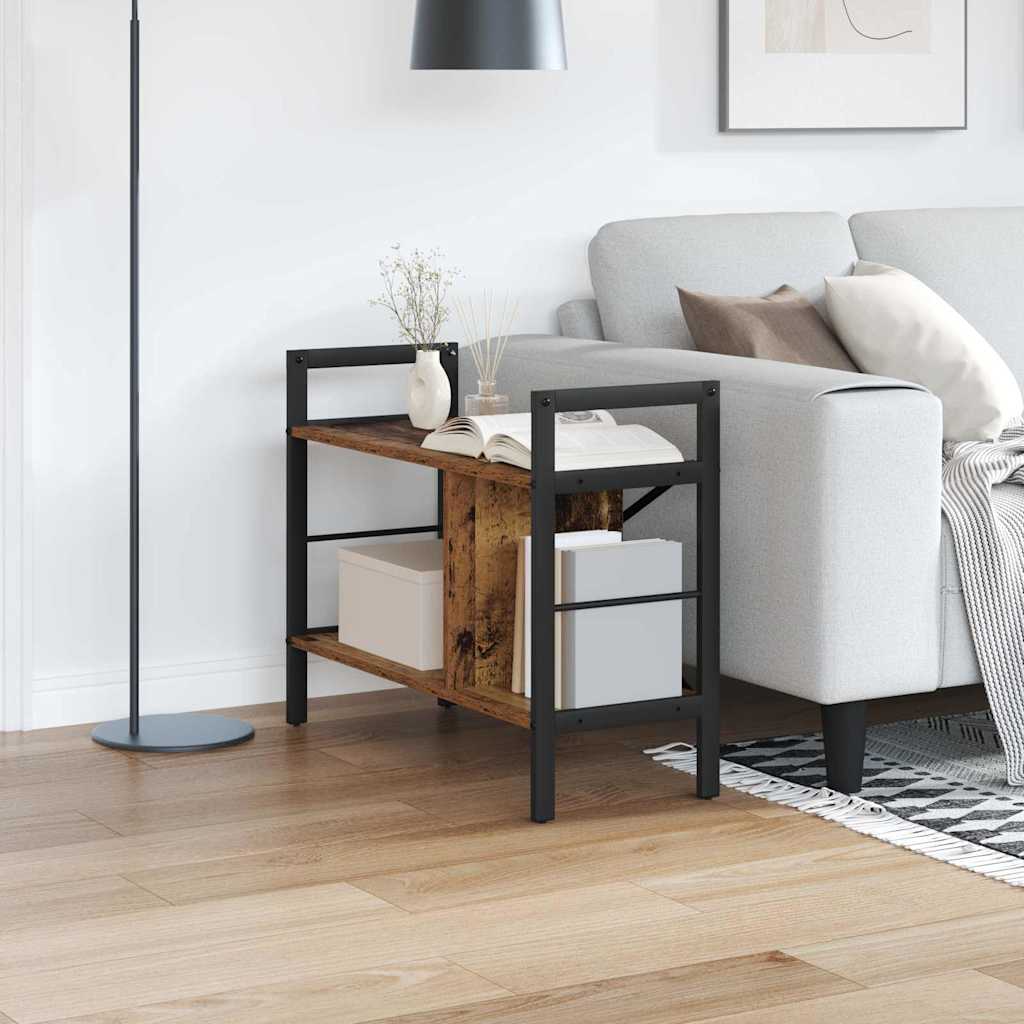vidaXL Bücherregal Altholz 75 x 30 x 58,5 cm Holzwerkstoff