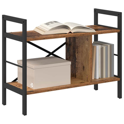 vidaXL Bücherregal Altholz 75 x 30 x 58,5 cm Holzwerkstoff