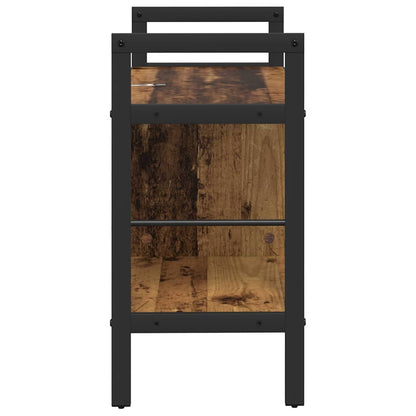 vidaXL Bücherregal Altholz 75 x 30 x 58,5 cm Holzwerkstoff