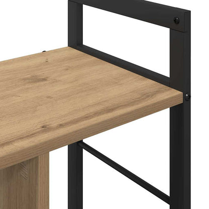 vidaXL Bücherregal Artisan-Eiche 75 x 30 x 58,5 cm Holzwerkstoff