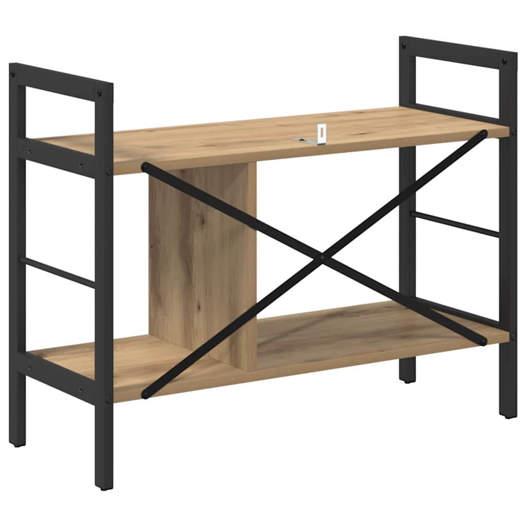 vidaXL Bücherregal Artisan-Eiche 75 x 30 x 58,5 cm Holzwerkstoff