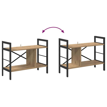 vidaXL Bücherregal Artisan-Eiche 75 x 30 x 58,5 cm Holzwerkstoff