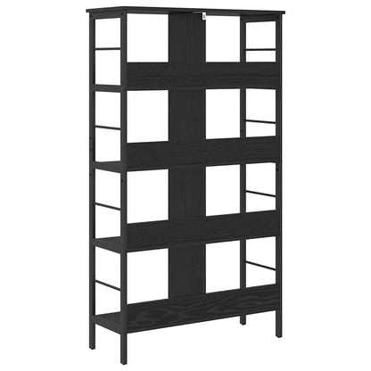 vidaXL Bücherregal Schwarz Eichen-Optik 82 x 32 x 144,5 cm