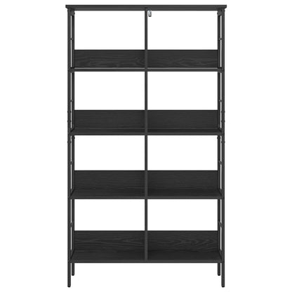 vidaXL Bücherregal Schwarz Eichen-Optik 82 x 32 x 144,5 cm