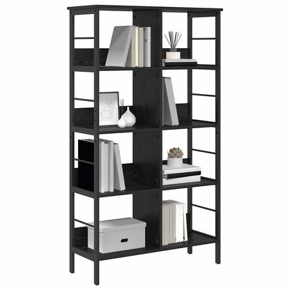 vidaXL Bücherregal Schwarz Eichen-Optik 82 x 32 x 144,5 cm