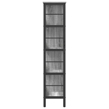 Bücherregal Graues Sonoma 82 x 32 x 144,5 cm Holzwerkstoff