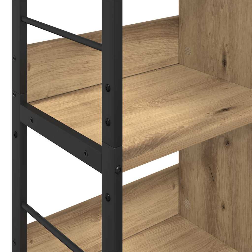 vidaXL Bücherregal Artisan-Eiche 82 x 32 x 144,5 cm Holzwerkstoff