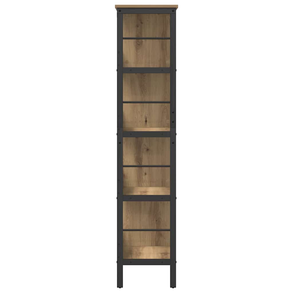 vidaXL Bücherregal Artisan-Eiche 82 x 32 x 144,5 cm Holzwerkstoff
