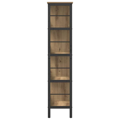 vidaXL Bücherregal Artisan-Eiche 82 x 32 x 144,5 cm Holzwerkstoff