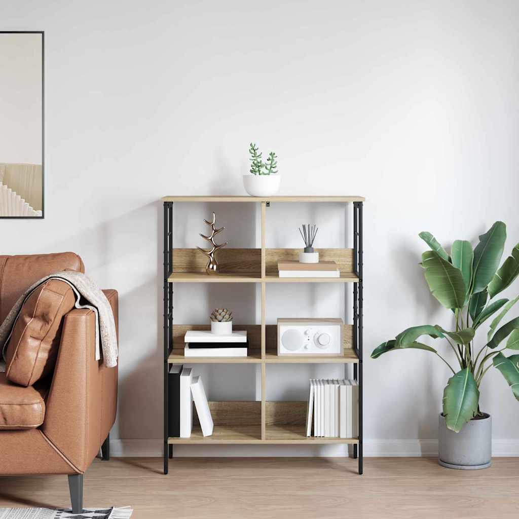 vidaXL Bücherregal Sonoma-Eiche 82 x 32 x 112 cm Holzwerkstoff