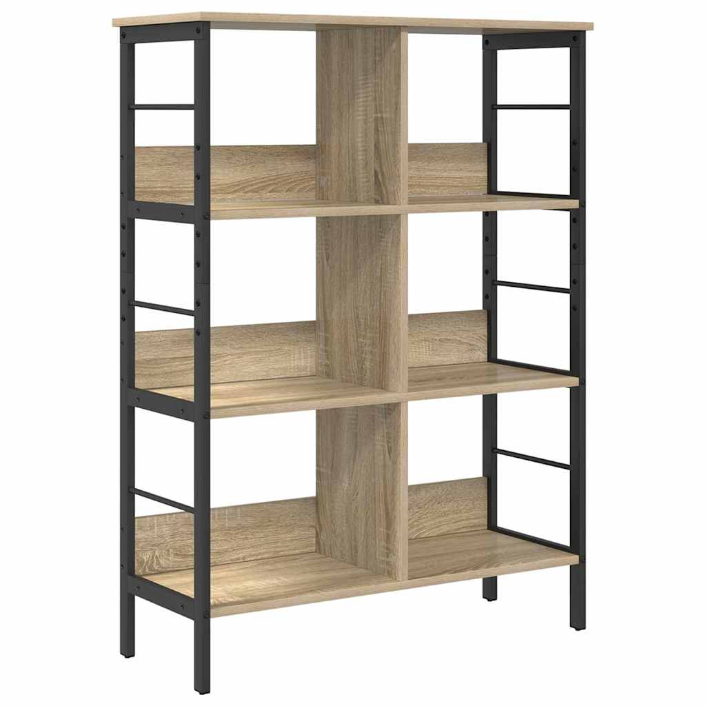 vidaXL Bücherregal Sonoma-Eiche 82 x 32 x 112 cm Holzwerkstoff