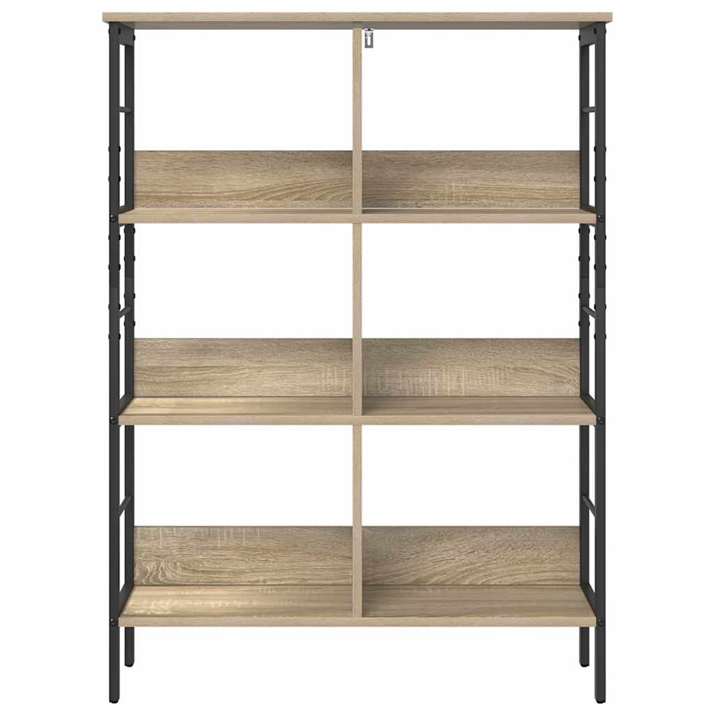vidaXL Bücherregal Sonoma-Eiche 82 x 32 x 112 cm Holzwerkstoff
