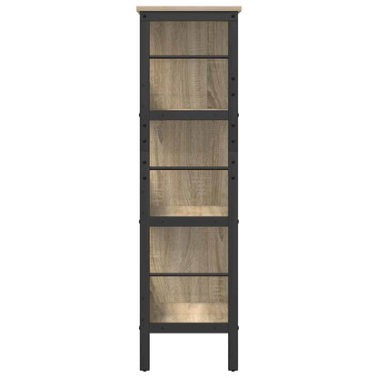 vidaXL Bücherregal Sonoma-Eiche 82 x 32 x 112 cm Holzwerkstoff