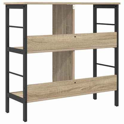 vidaXL Bibliothèque chêne sonoma 82 x 32 x 79 cm Aggloméré