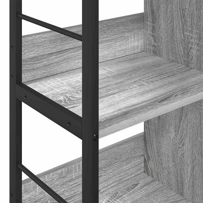 vidaXL Bücherregal Graues Sonoma 82 x 32 x 79 cm Holzwerkstoff