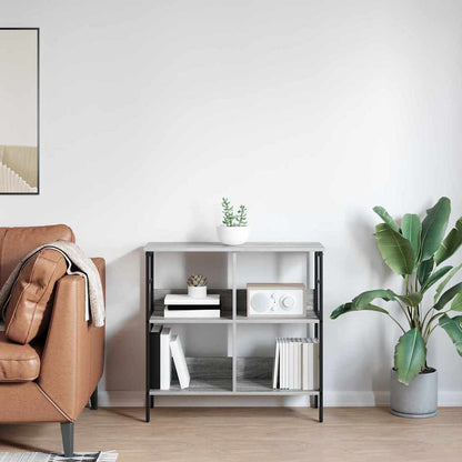 vidaXL Bücherregal Graues Sonoma 82 x 32 x 79 cm Holzwerkstoff