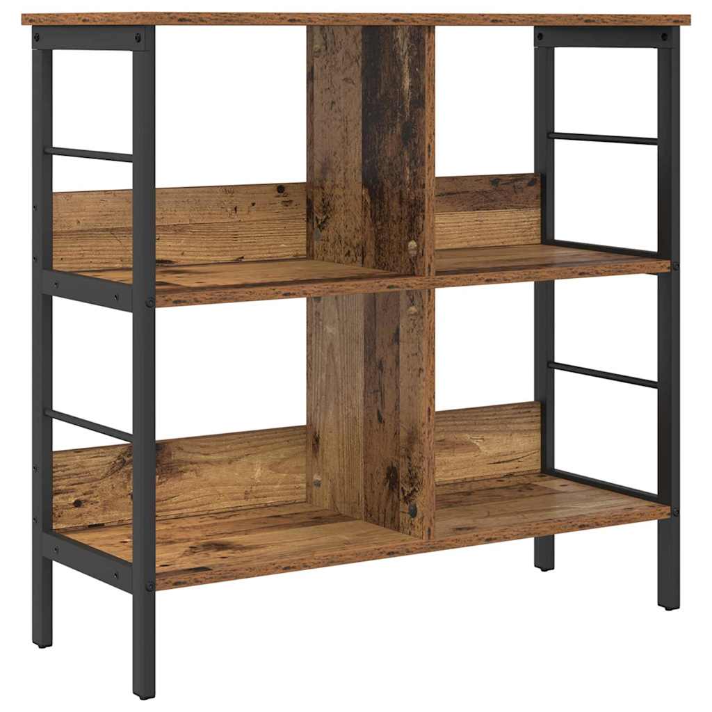 vidaXL Bücherregal Altholz 82 x 32 x 79 cm Holzwerkstoff