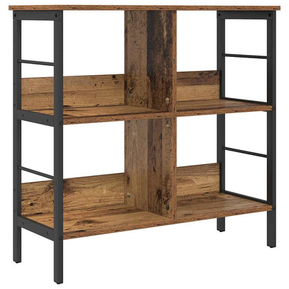 vidaXL Bücherregal Altholz 82 x 32 x 79 cm Holzwerkstoff