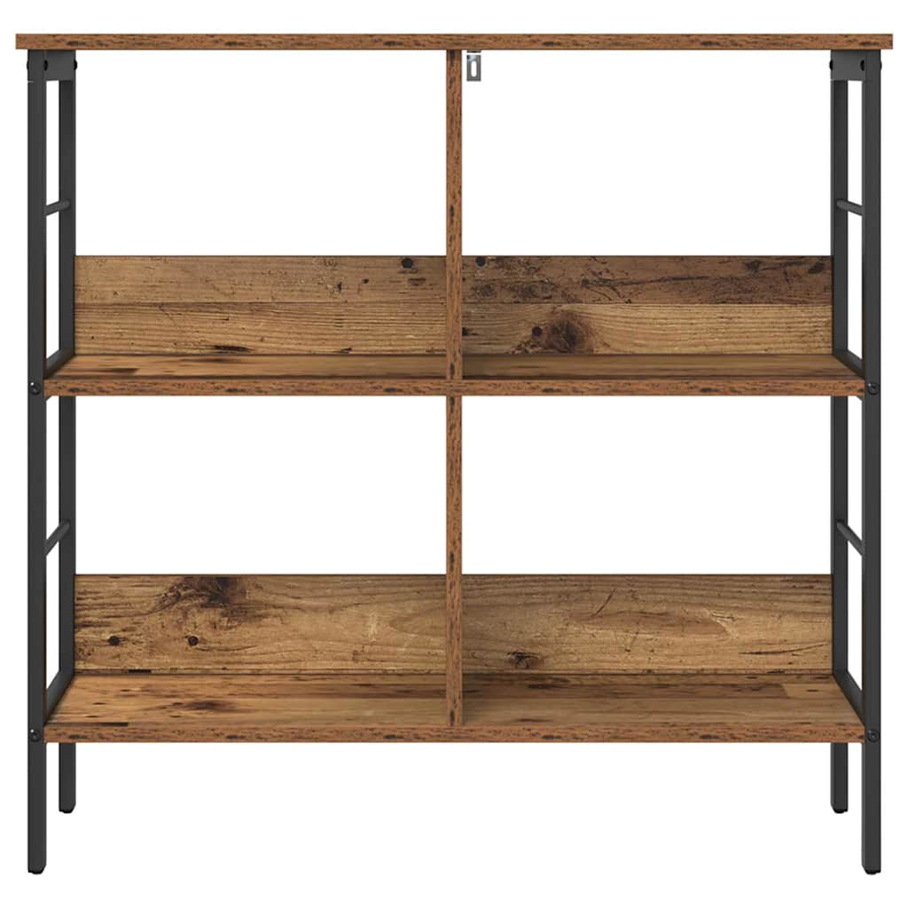 vidaXL Bücherregal Altholz 82 x 32 x 79 cm Holzwerkstoff