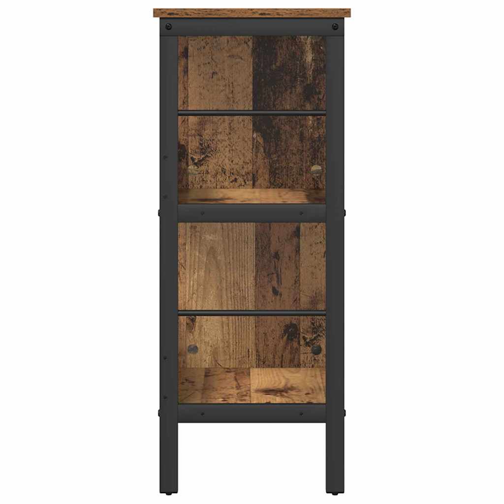 vidaXL Bücherregal Altholz 82 x 32 x 79 cm Holzwerkstoff