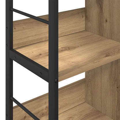 vidaXL Bücherregal Artisan-Eiche 82 x 32 x 79 cm Holzwerkstoff