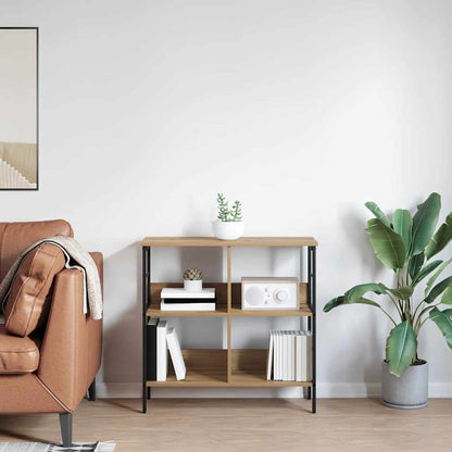 vidaXL Bücherregal Artisan-Eiche 82 x 32 x 79 cm Holzwerkstoff