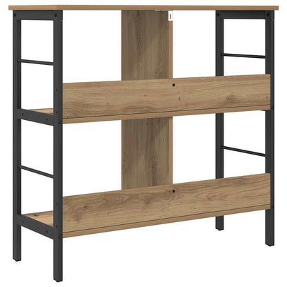 vidaXL Bücherregal Artisan-Eiche 82 x 32 x 79 cm Holzwerkstoff