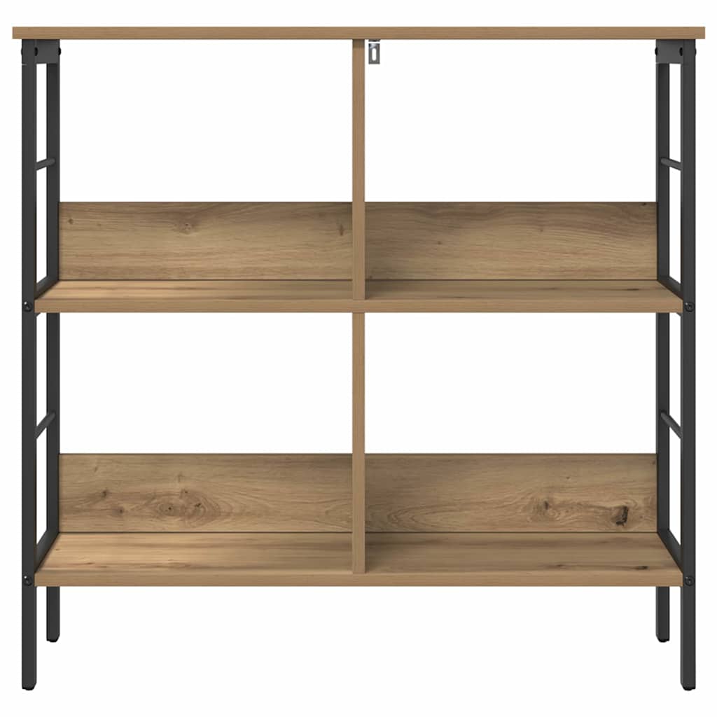 vidaXL Bücherregal Artisan-Eiche 82 x 32 x 79 cm Holzwerkstoff