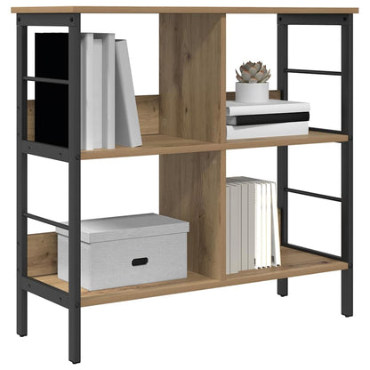 vidaXL Bücherregal Artisan-Eiche 82 x 32 x 79 cm Holzwerkstoff