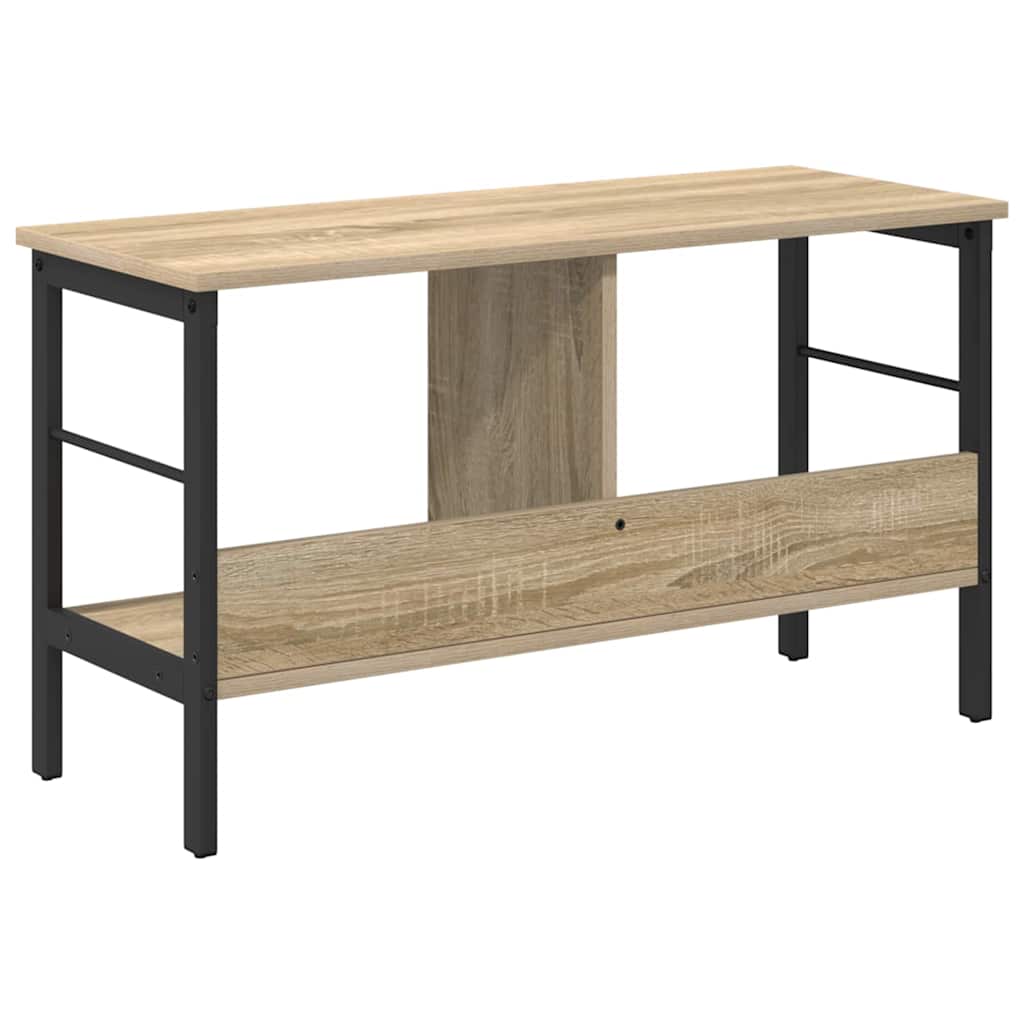 vidaXL Bücherregal Sonoma-Eiche 82 x 32 x 47 cm Holzwerkstoff