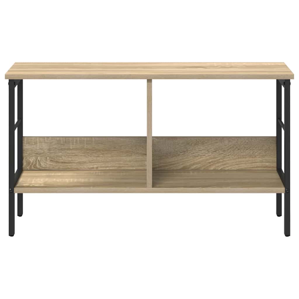vidaXL Bücherregal Sonoma-Eiche 82 x 32 x 47 cm Holzwerkstoff